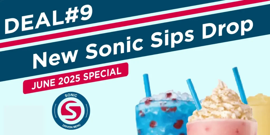 New Sonic Sips Drop