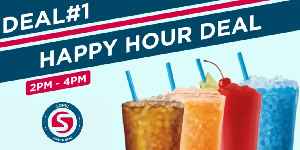 Sonic Happy Hour Deal