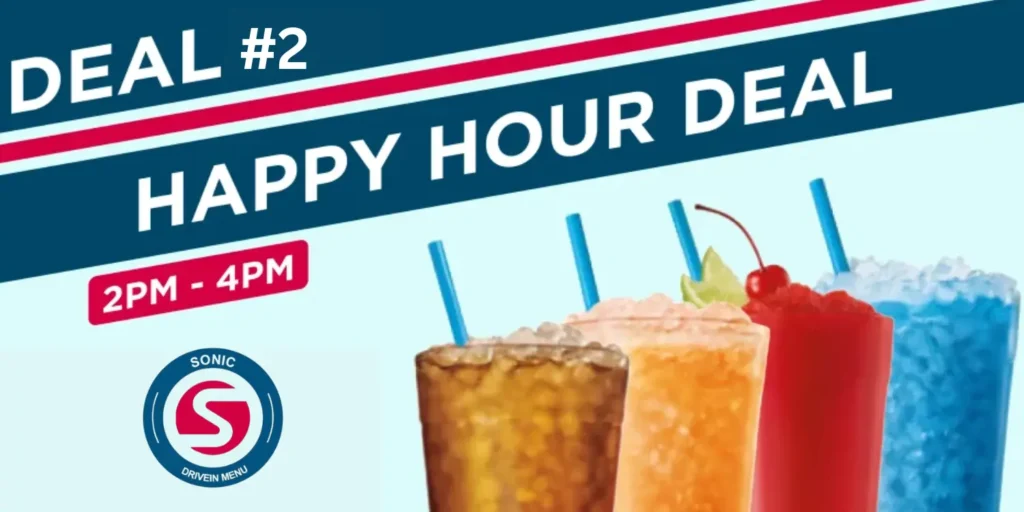 Sonic Happy Hour Deal 2