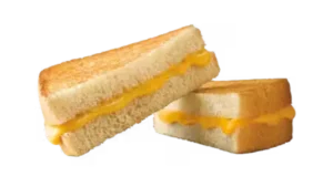 A delicious grilled cheese sandwich featuring melted cheese between toasted bread, available on the Sonic secret menu.