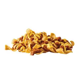 Frito Chili Pie from the sonic secret menu made with crispy corn chips, savory chili, and melted cheese